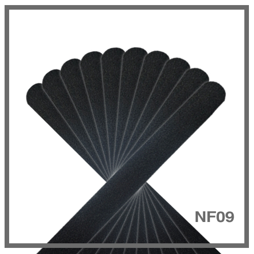 Λίμα για φυσικό νύχι NF09 - ίσια (πακέτο 10 τμχ)